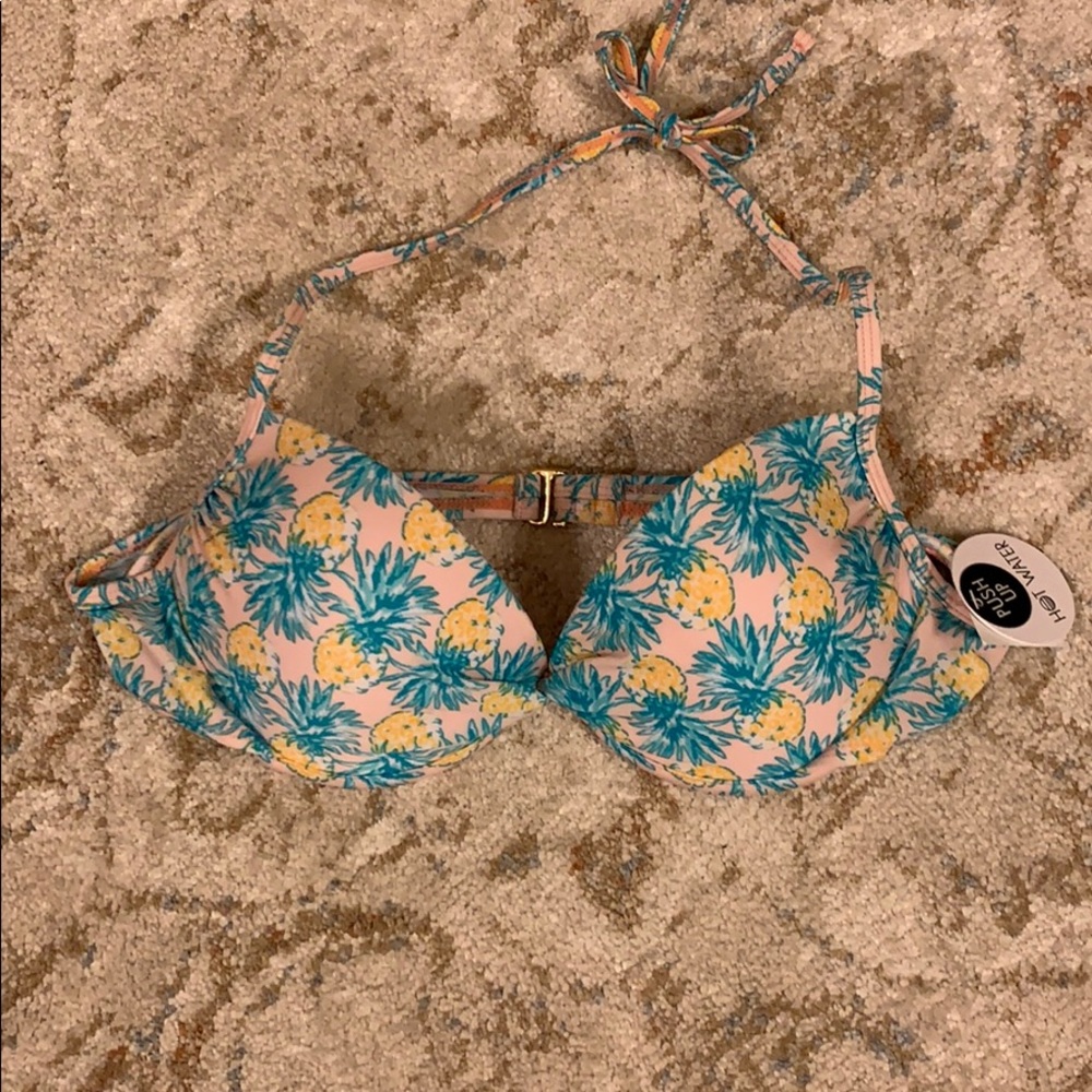 NWT Hot Water Push-Up Bikini Top - Size XL